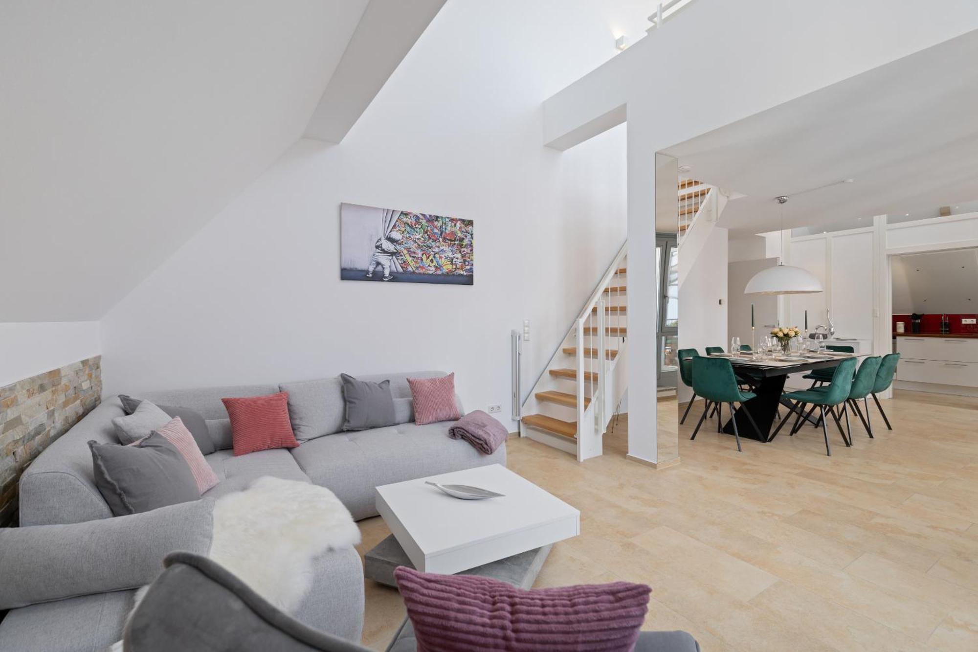 Helloflats - Luxus-Penthouse - Balkon - Parking - Zentrum - Therme - Naehe Flughafen Muc Ердинг Екстериор снимка